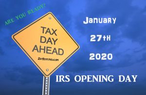 IRS opening date 2020